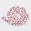 Eco-Friendly Glass Pearl Beads Strands X-HY-A008-8mm-RB109-2
