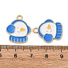 Christmas Alloy Enamel Pendants ENAM-K080-01E-G-3