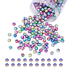Spray Painted Acrylic Beads ACRP-AR0001-03-1