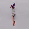 Iron 3D Butterfly Wind Chime Pendant Decorations HJEW-TAC0008-07A-2