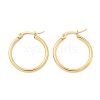 Ion Plating(IP) 304 Stainless Steel Hoop Earrings X-EJEW-N0016-11G-C-4