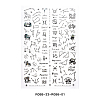 Laser Hot Stamping Nail Art Stickers Decals MRMJ-R088-33-R086-01-2