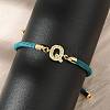 Adjustable Nylon Cord Bracelets X-BJEW-C096-01G-17-3