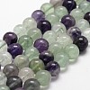 Natural Fluorite Bead Strands X-G-D840-56-8mm-AB-1