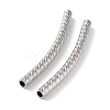 Non-Tarnish 304 Stainless Steel Tube Beads STAS-K259-13P-3