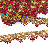 Polyester Fiber Lace Trim OCOR-WH0101-226B-1