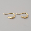 Brass Earring Hooks KK-WH0001-19G-3