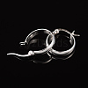 Ring 304 Stainless Steel Hoop Earrings EJEW-D207-01-2