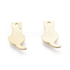 Ion Plating(IP) Brass Charms KK-C006-13G-2