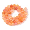 Dyed Natural White Jade Beads Strands G-T138-8mm-210-32-2