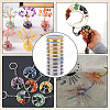 10 Rolls 10 Styles Round Copper Jewelry Wire CWIR-BBC0001-10-5