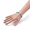 Handmade Polymer Clay Heishi Bead Stretch Bracelets BJEW-JB05095-04-4