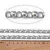 304 Stainless Steel Flat Round Link Chains CHS-B006-01P-3