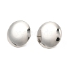 Non-Tarnish 304 Stainless Steel Flat Round Stud Earrings for Women EJEW-I281-06P-1