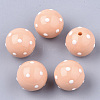 Acrylic Beads SACR-T345-02B-14-1