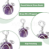 DICOSMETIC 6Pcs 6 Style Natural Gemstone Pendants G-DC0001-17-4