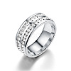 201 Stainless Steel Rhinestone Finger Ring FS-WGE7DD5-04-1
