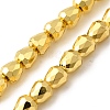 Electroplate Glass Beads Strands EGLA-F166-08-2