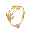 304 Stainless Steel Rings for Women RJEW-S241-02G-1