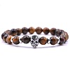 Natural Tiger Eye Stretch Bracelets OR4377-2-1