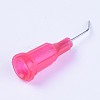 Plastic Fluid Precision Blunt Curved Needle Dispense Tips TOOL-WH0103-04E-2