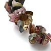 Natural Tourmaline Chip Beaded Bracelets for Women BJEW-F478-01E-2