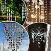 80Pcs Transparent Faceted Glass Connector Charms GLAA-SP0001-88B-01-7