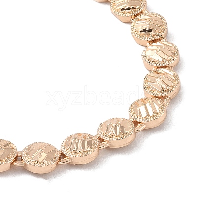 Brass Link Chain Bracelets for Women Men BJEW-P324-01D-KCG-1
