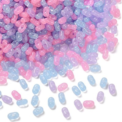 Luminous Transparent Acrylic Beads LACR-D009-01H-1
