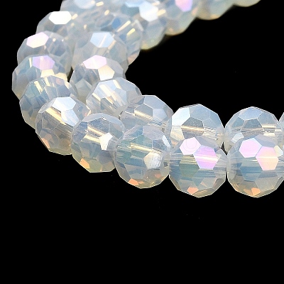 Imitation Jade Glass Beads Stands EGLA-A035-J6mm-B06-1
