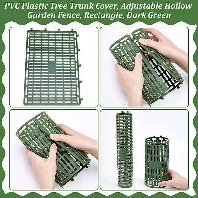 PVC Plastic Tree Trunk Cover AJEW-WH0609-625-1