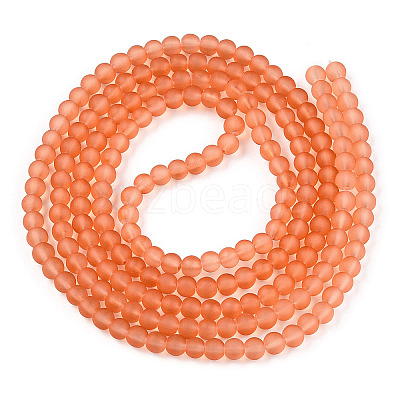 Transparent Glass Bead Strands GLAA-S031-4mm-33-1-1