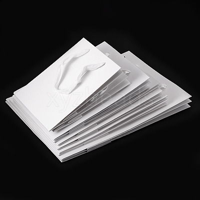 10Pcs 5 Sizes Kraft Paper Gift Shopping Bags Set ABAG-TA0002-23A-1