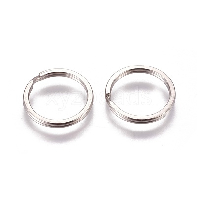 Tarnish Resistant 304 Stainless Steel Split Key Rings STAS-I107-24P-2x28-1