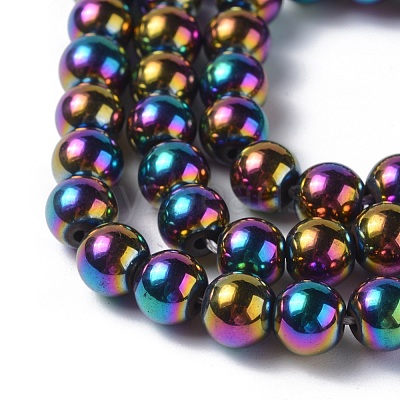 Magnetic Synthetic Hematite Beads G-Q567-1-1