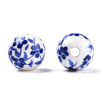 Handmade Porcelain Beads PORC-E021-02B-1