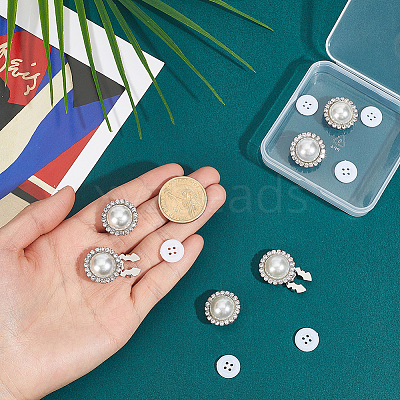 6Pcs Brass Cufflinks BUTT-HY0001-30-1