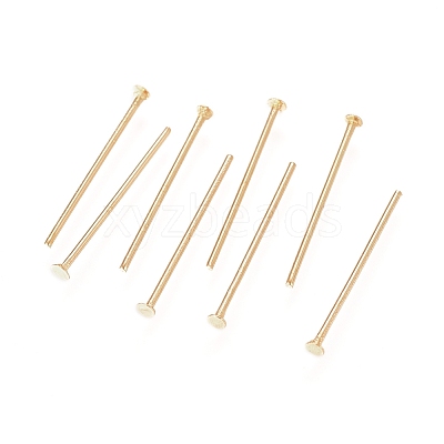 304 Stainless Steel Flat Head Pins X-STAS-L238-006H-G-1