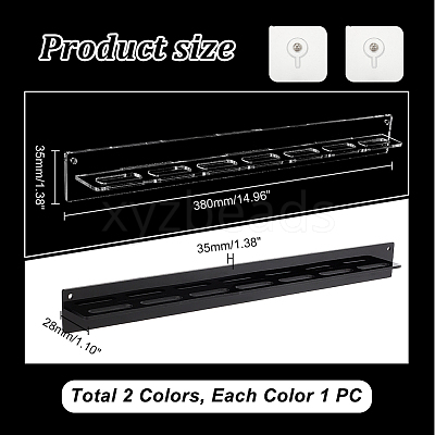 2 Sets 2 Colors Acrylic Sunglasses Organizer Holder AJEW-GA0006-41-1