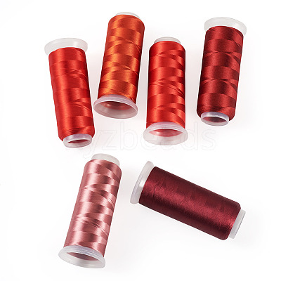 6Rolls 6 Colors Velour Yarn AJEW-TA0002-70A-1