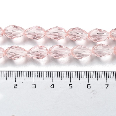 Glass Beads Strands EGLA-E010-8x12mm-12-1