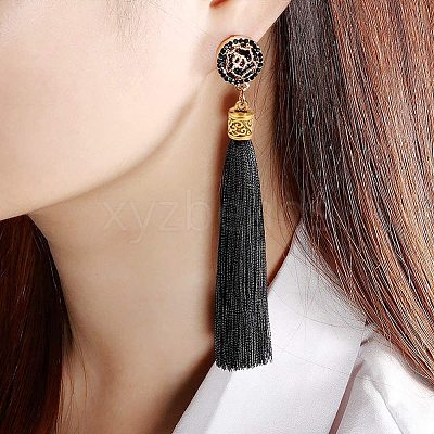 Alloy Tibetan Style Cord Ends TIBEB-PH0004-47AG-1
