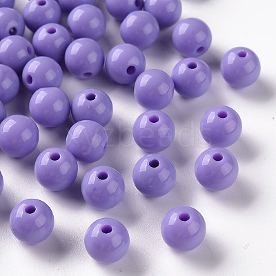 Opaque Acrylic Beads X-MACR-S370-C10mm-A32-1