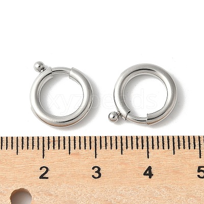 316 Surgical Stainless Steel Spring Gate Rings STAS-H234-06P-03-1