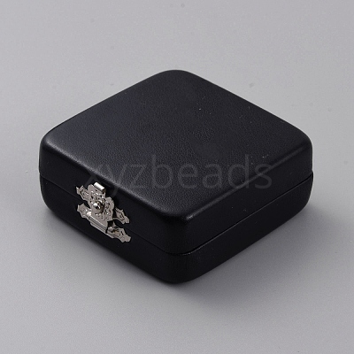 PU Leather Loose Diamond Display Boxes with Sponge Inside LBOX-WH0004-04A-1