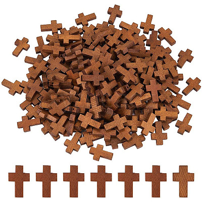100Pcs Wooden Pendants WOOD-SC0001-38-1