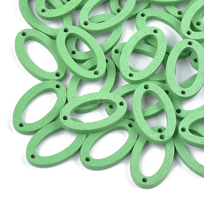 Painted Poplar Wood Links WOOD-S045-069C-1
