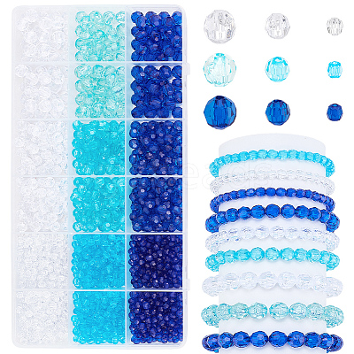 1590Pcs Transparent Acrylic Beads TACR-PH0001-90A-1