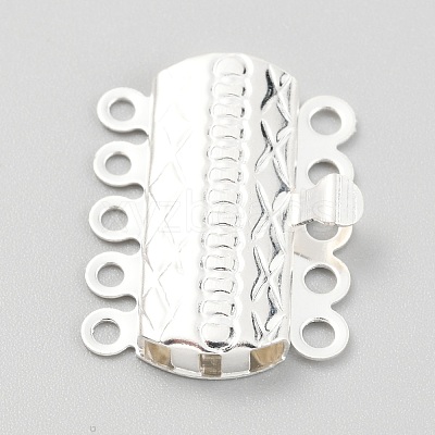 304 Stainless Steel Box Clasps STAS-H151-17S-1