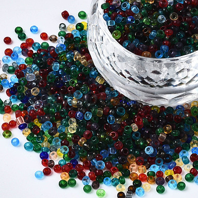 Glass Round Seed Beads SEED-S057-I-M-1